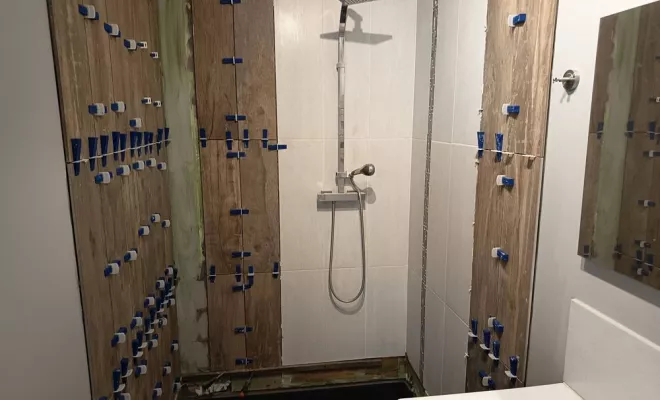 Création douche à l'italienne dans une maison à Béthune, Béthune, O’Ptits Travaux