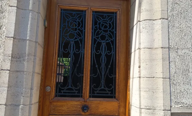 mise en teinte d'une porte d'entrée , Béthune, O’Ptits Travaux