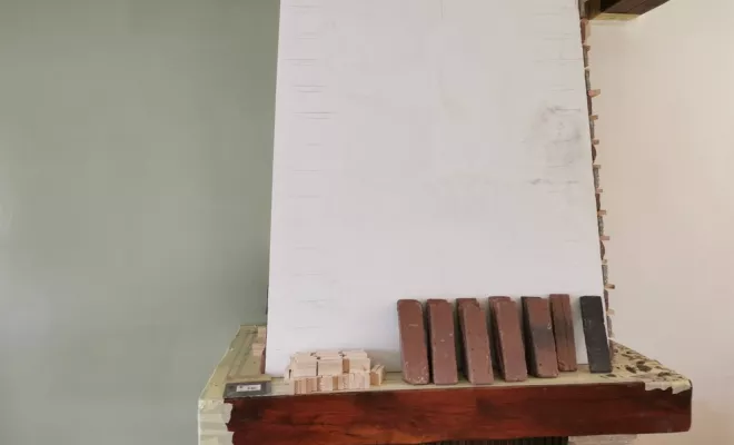 Pose de brique sur cheminée, Béthune, O’Ptits Travaux